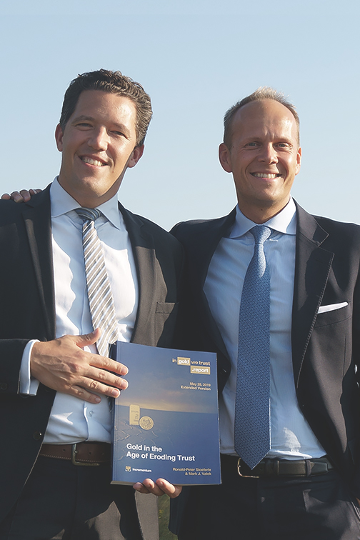 Ronald Stöferle und Mark Valek Autoren des In Gold We Trust report
